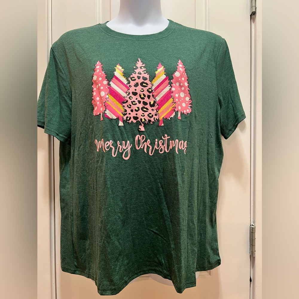 Green Christmas Graphic Tee